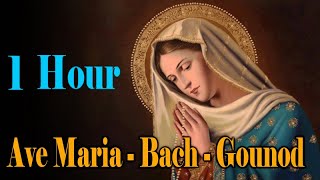 Ave Maria Bach Gounod | Relaxing Classic Piano Music | 1 HOUR | Ave Maria Instrumental, Piano, Cello