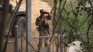 Raw: National Guard Troops on US-Mexico Border screenshot 3