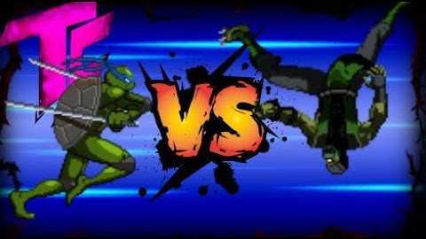 Leonardo TMNT vs Reptile MK 🐢🐢⚔⚔ Epic MUGEN BATTLE