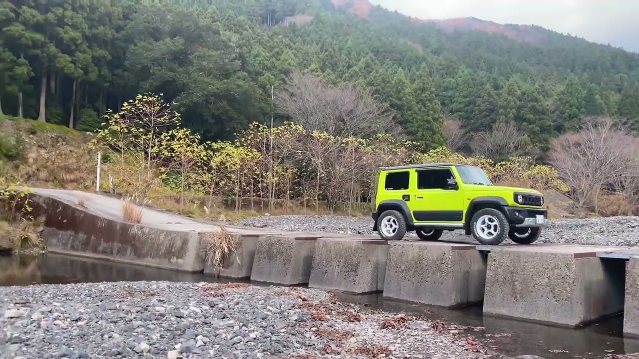 滋賀県甲賀市　黒滝林道　シエラでのんびりドライブ