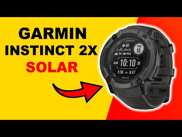 Garmin Instinct 2X Solar Graphite Unboxing and Review - YouTube