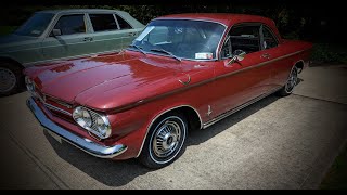 Fantastic 1963 Chevy Corvair Monza 900 For Sale~Rare Factory A/C~Just a Beautiful Turn Key Car!