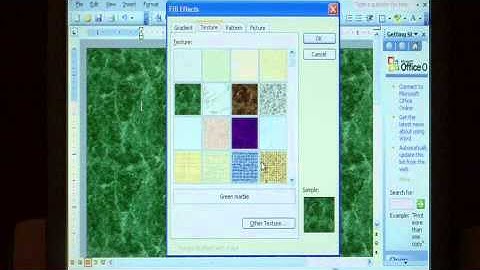 How to Add a Textured Background to a Microsoft Word 2003 Document