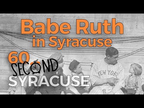 60-Second Syracuse: The day Babe Ruth caused a traffic jam in Syracuse