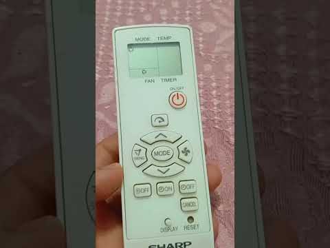 شرح مفصل لريموت تكييف شارب الجزء الثاني داليا الرفاعى ريموت شارب شرح ريموت تكييف شارب