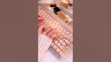 ASMR ✨Most Viral Keyboard on the Internet 💅🏻💄 | @Lofree Dot Foundation #soundtest