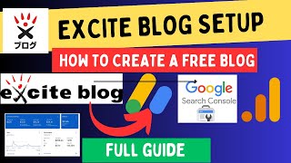 Exblog Complete Course ? How to create website on Exblog.jp | Google Analytic | Search Console 2024