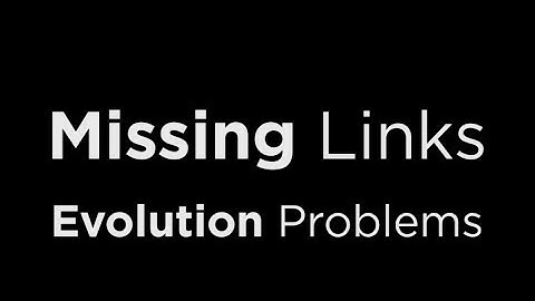 Evolution Problems - Missing Links