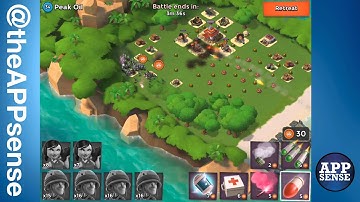Peak Oil (34) Single Player Island - Boom Beach Walkthrough