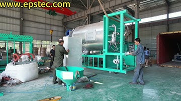 1500 EPS pre expander machine loading container video
