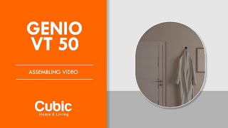 TUTORIAL PERAKITAN RAK KAMAR MANDI GENIO VT 50 | RAK KACA WASTAFEL
