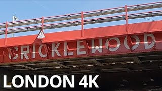 CRICKLEWOOD High Streets, Sunny Saturday Afternoon in Spring / London NW2 – N066R [4K]