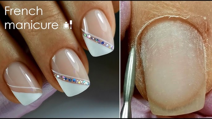 Әдемі ақ француз маникюрінің фотосы ең сәнді