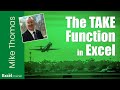 How to Use the Take Function in Excel (With Examples)