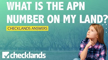 How to Sell Land - What is My APN Number?