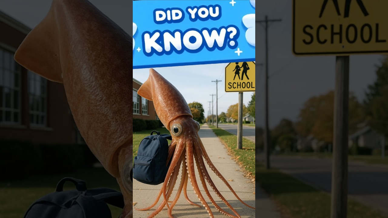 DID YOU KNOW how BIG a GIANT SQUID really is?