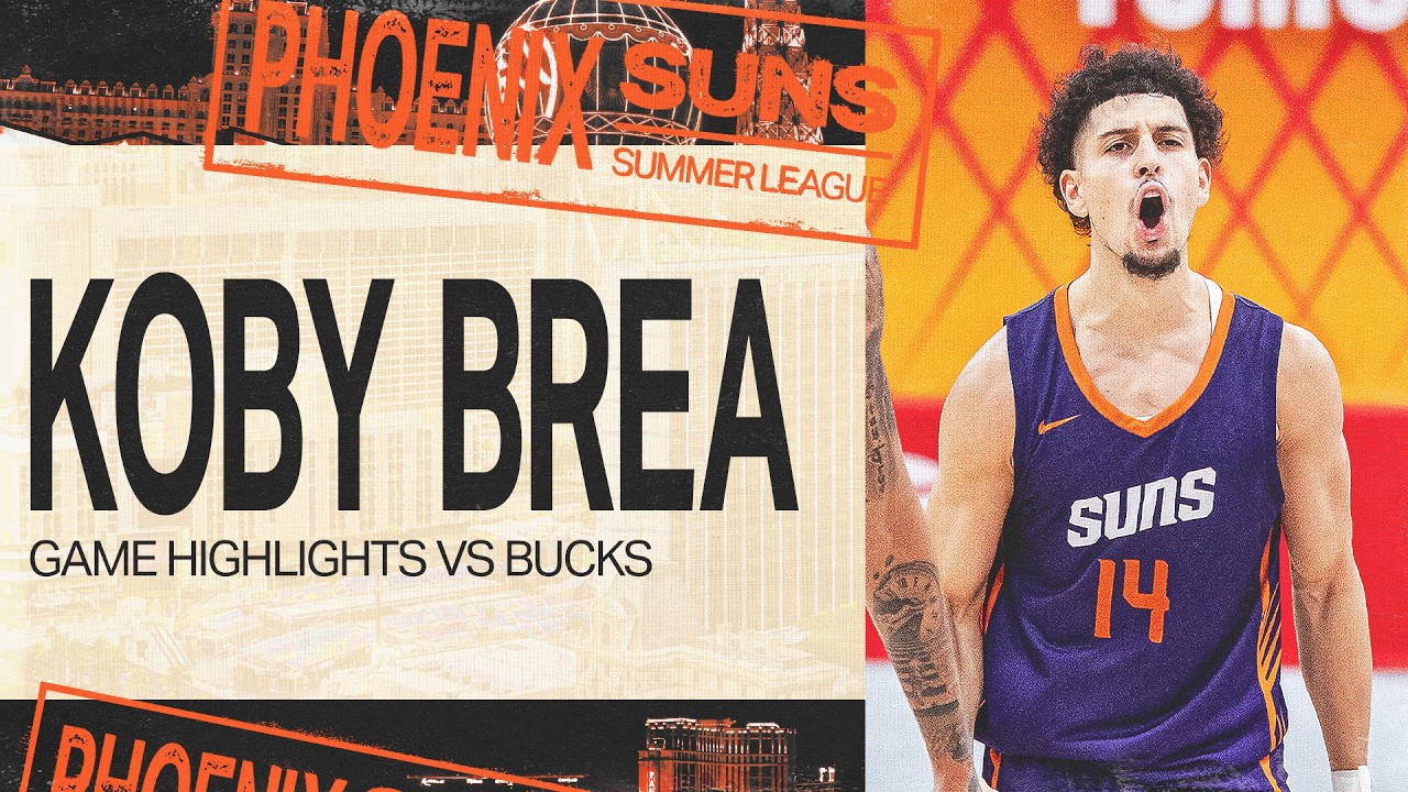 Koby Brea Hits 6 THREES In Phoenix Suns Summer League Win Including Dagger Triple