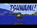 SURVIVE THE TSUNAMI!![Minecraft ApocaBuckets Mod]