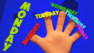 semana día Dedo Familia rimas | Weekday Finger Family | Cartoon Town Español | Canciones Infantiles