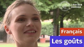 Français - Les Goûts