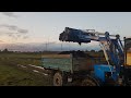 Испытание нового трактора Мтз 82 с телегой( своими руками) из Газона 53