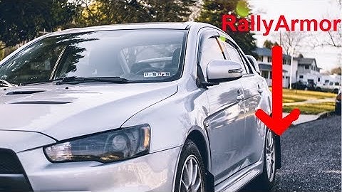 RallyArmor Mud Flap Install : 2015 Evo X