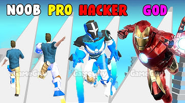 NOOB vs PRO vs HACKER vs GOD in Full Metal 3D (Part 3)