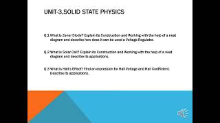 Most Important Questions for Engineering Physics for University Exam(RGPV) by Dr. Ritu Tiwari