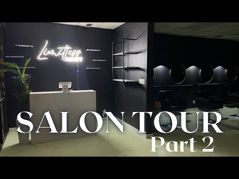 Luxury Hair Salon UPDATE! | Budget Friendly | SALON TOUR Part 2