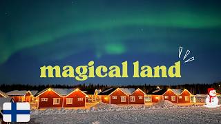Travel vlog - Northern Lights FINLAND Vlog 🇫🇮 ROVANIEMI Lapland AURORA Borealis ☃️ SANTA CLAUS VILLAGE 🦌フィンランド旅行