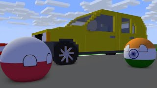 Countryballs School - Driving Test 1st Edition (Minecraft Animation)