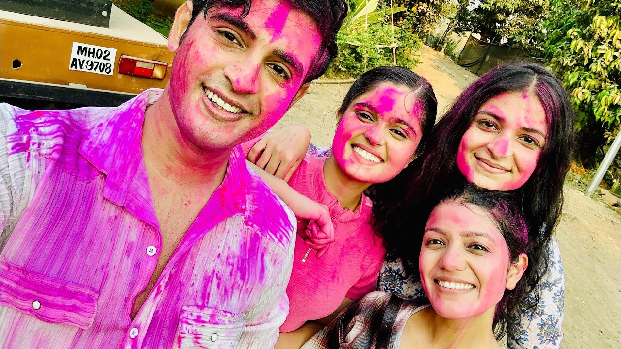 Holi on the sets of #bheema @Behindthescene-Ayushi1179