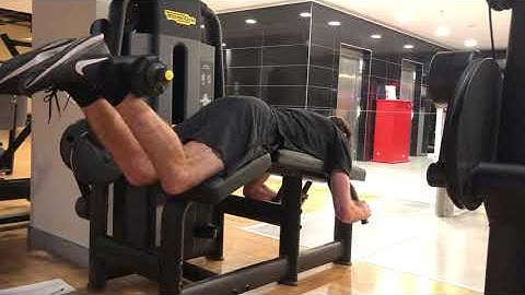 Single Leg Isometric Prone Hamstring Curl