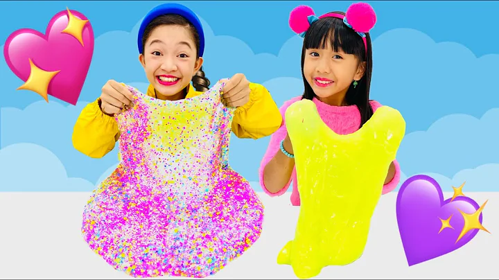 Rachel and Kaycee Play Giant Slime, Count with SLI...