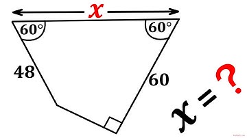 Find  the side length X of the Quadrilateral | Important Geometry skills explained | Fun Olympiad
