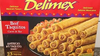 Delimex Beef Taquitos Review