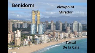 Best View Of Benidorm, Skyline From Tossal De La Cala, Must See In Benidorm. Playa De Poniente.