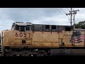 872022 union pacific intermodal train rolling prairie indiana