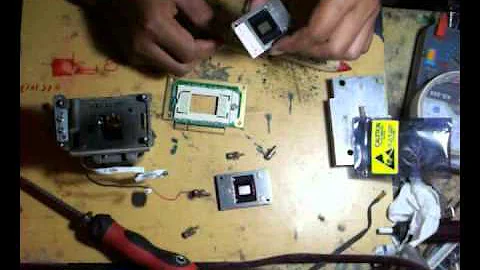 How To Fix White Spots DLP Projector display, BenQ