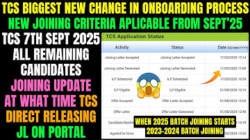 TCS Latest Onboarding & Joining Process 2024-2025 | TCS Biggest Changes Updates & Criteria Explained