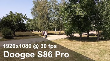 Doogee S86 Pro - FHD (1080p) 30 fps camera video sample