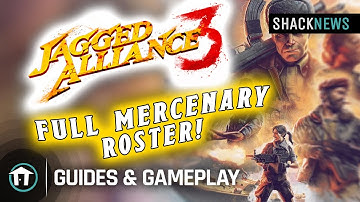 Jagged Alliance 3 - Opening Cutscene & Full Mercenary Roster