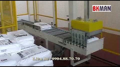 Robot bốc xếp bao kiện hàng - Liên hệ: 0904887070