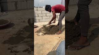 Homemade home construction starts to finish 🦺🏠 #homeplan  #homeconstruction #youtubeshorts