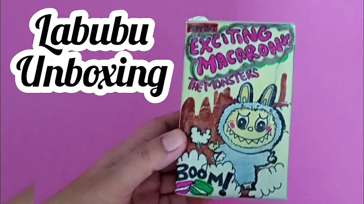  Paper DIY ❤️UNBOXING LABUBU MYSTERY BOX | Blind Bag 