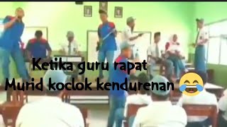 Viral !!! Status WA | guru rapat, murid kondangan😂
