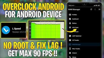 Overclock Android zonder root || Nieuwste L-speed app / Optimaliseer games en prestaties