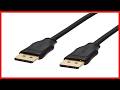 Reliable 6-Foot DisplayPort Cable for Crisp 4K Video and Smooth Gaming