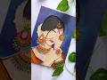 Diy lady canvas  canvas painting ideas  fevicryl hobby ideas india