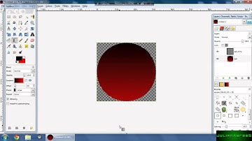 GIMP: How to make a glass orb icon